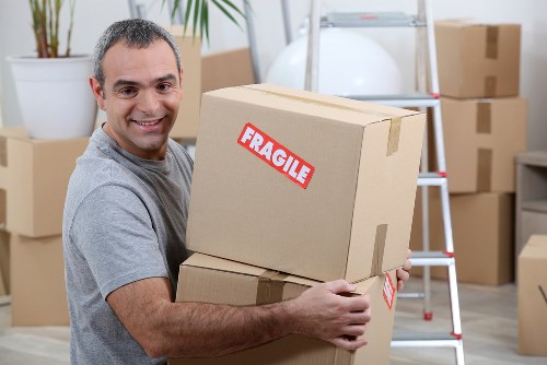 Commercial moving team planning a business relocation in Kingston upon Thames