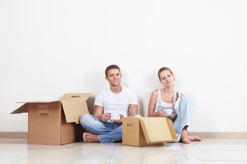Kingston Upon Thames office removals with organised packing and workspace setup
