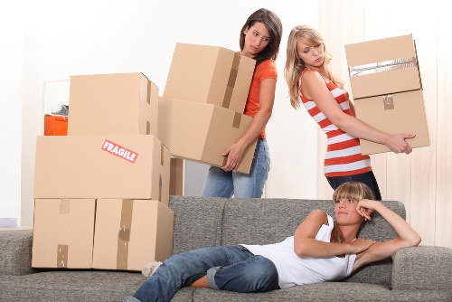 Careful handling of office furniture and IT equipment during a local business move