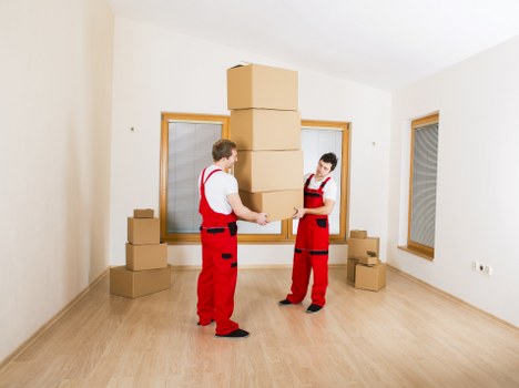 Load-based quotation example using cubic-yard measurements for a local relocation