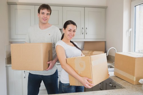 Packing and organising belongings for storage in Kingston Upon Thames